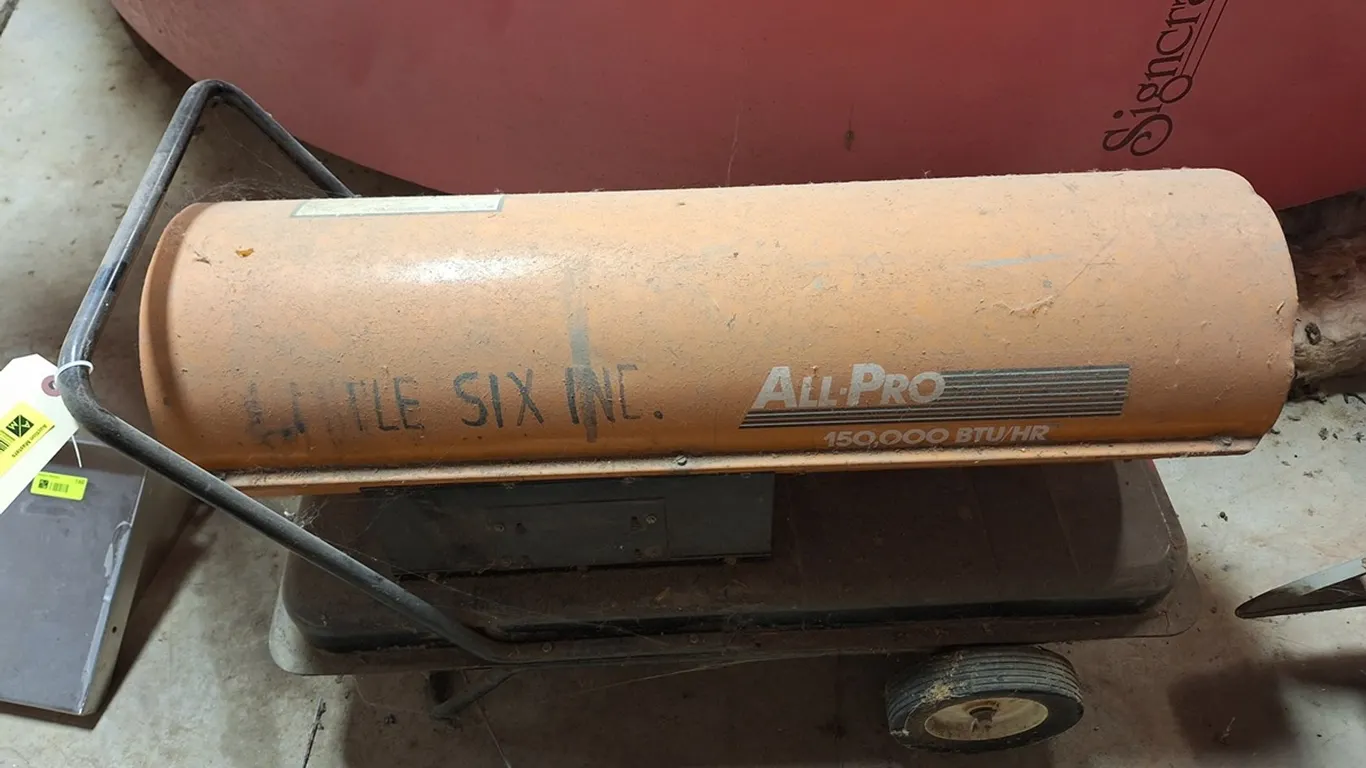 All Pro 150,000 BTU Kerosene Heater on Wheels