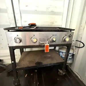 Flat Griddle Grill 36" Long with Tank on Wheels
