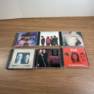 6 Pop Rock CDs TLC, Dave Matthews, Marc Anthony