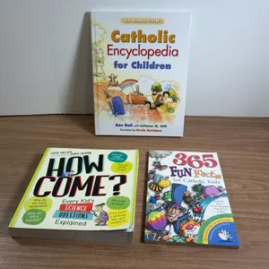 Children's Book Lot: Catholic Reference and Science Titles