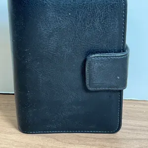 Rosetti Accessories Black Leather Organizer Planner