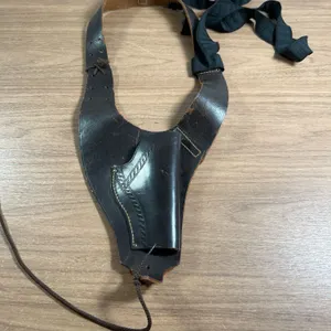 Leather Shoulder Holster with Adjustable Straps