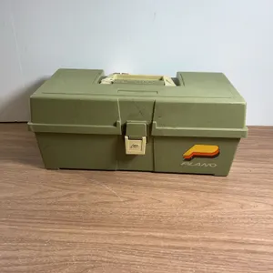 Plano Tackle Box with Fishing Lures, Floats, and Accessories