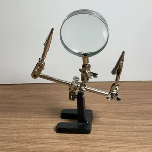 Helping Hands Magnifier with Metal Clips and Stand