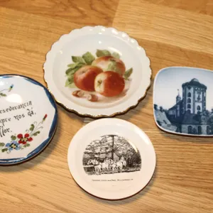 4 Decorative Collector Plates German Porcelain