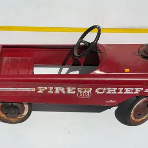 Vintage Fire Chief Pedal Car