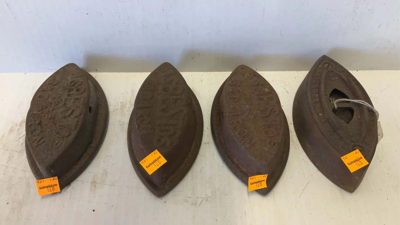 (4) Vintage Sad Irons