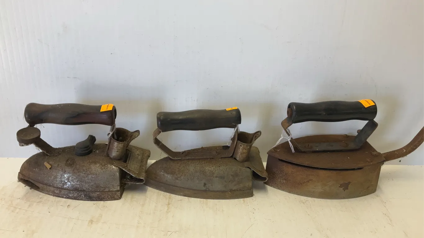 (3) Vintage Irons