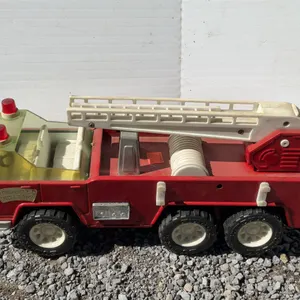 Vintage Buddy L Metal Toy Fire Truck