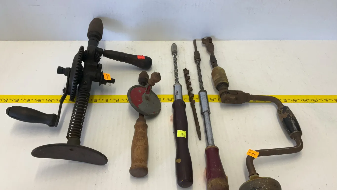 Assortment of Vintage Drills