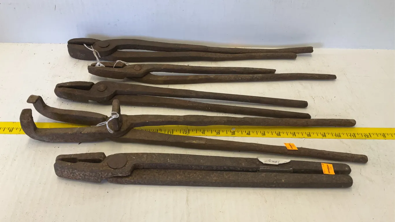 5 Vintage Blacksmith Tools
