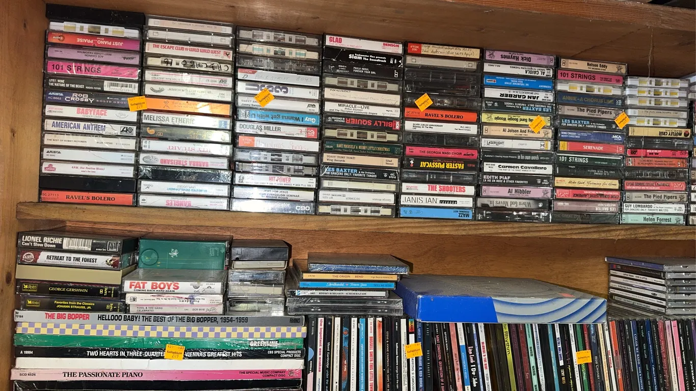 Vintage cassette tapes