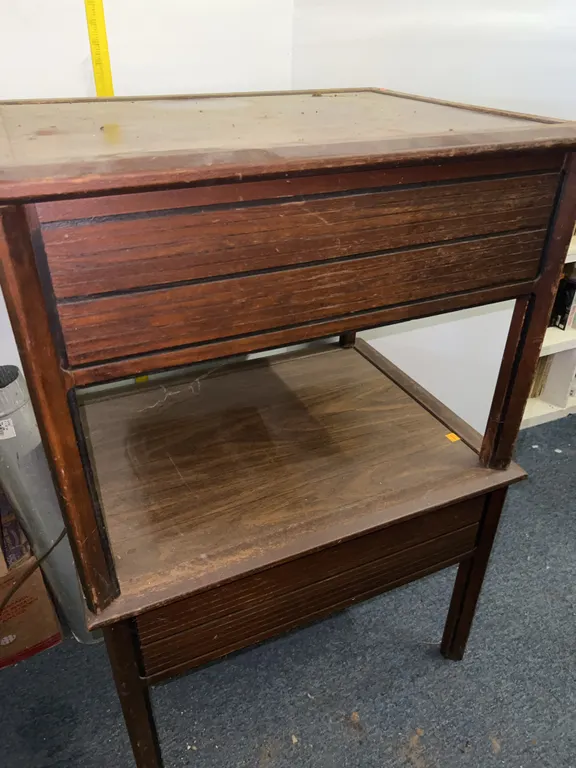 Set of (2) Wooden End Tables