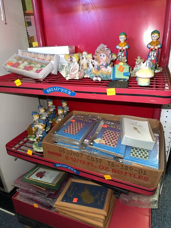 Knick knacks, thumb tacks & more