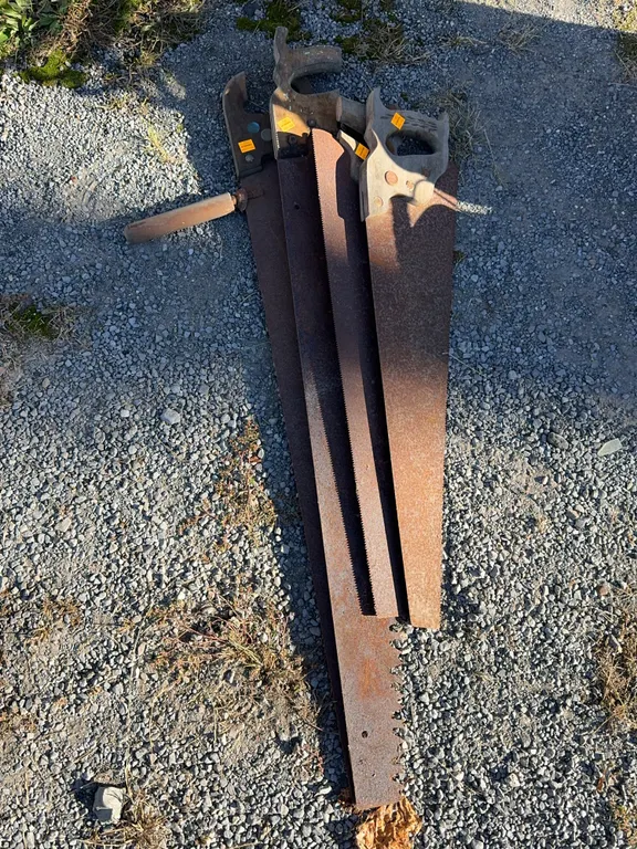 (4) Vintage Hand saws