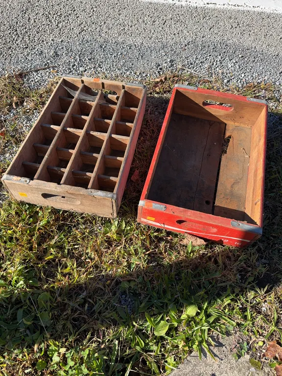 Vintage Coke & other Crate