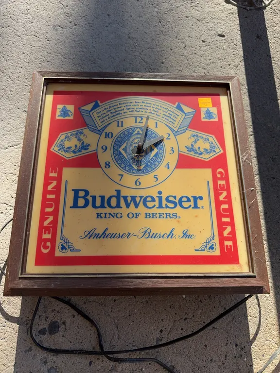 Budweiser Clock