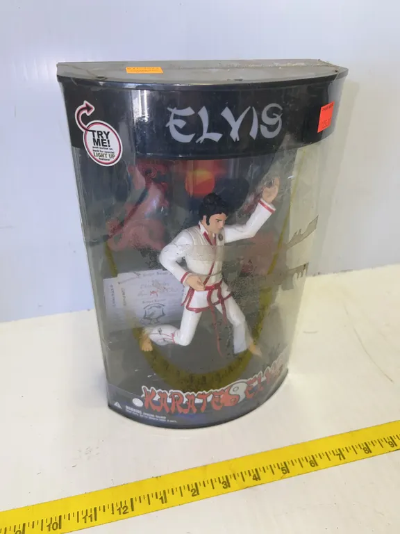 Karate Elvis Figurine in Box