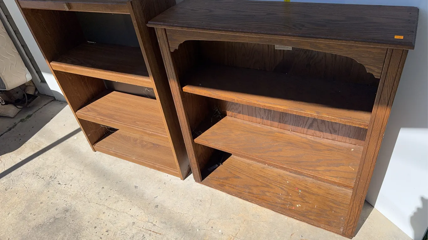 (2) Bookshelves