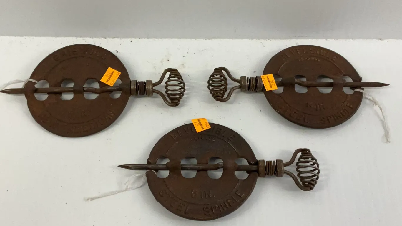 (3) Cast Iron Flue Dampers
