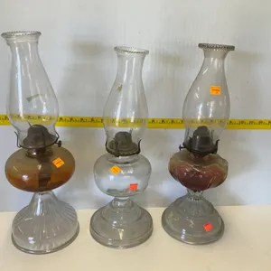 3 Vintage Oil Lamps