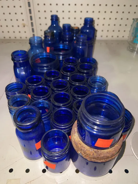 Cobalt Blue Mini Glasses