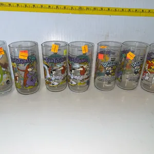 Flint stones themed glasses