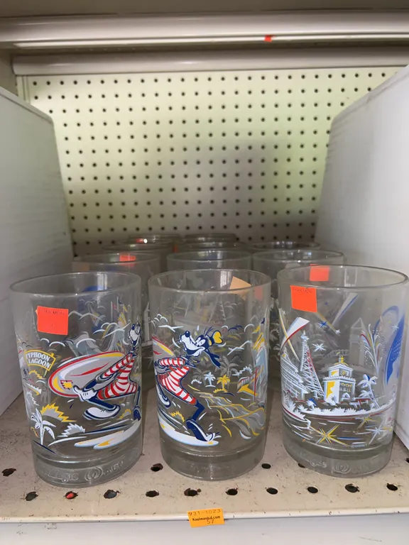 Mickey Mouse Cartoon Drinking Glasses