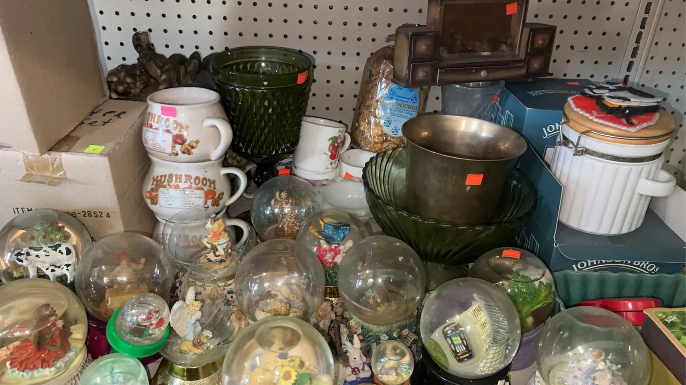 Assortment of Snowglobes and Misc. Decor