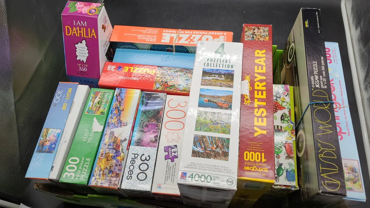 ASSORTED PUZZLES 300-1000 pieces