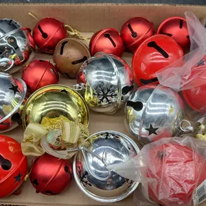 CHRISTMAS- METAL BELL ORNAMENTS