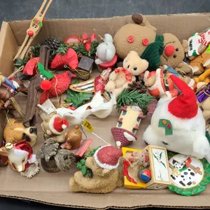 CHRISTMAS- BEAR, DOG, CARDINAL & DEER ORNAMENTS