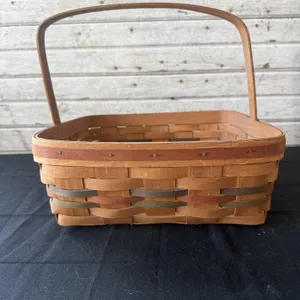 Longaberger Handwoven Rectangular Basket