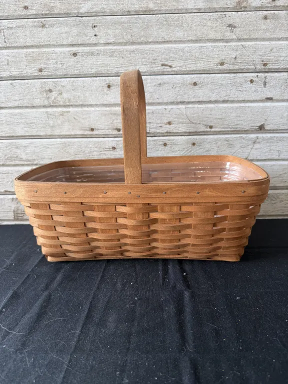 Longaberger Rectangular Handwoven Basket