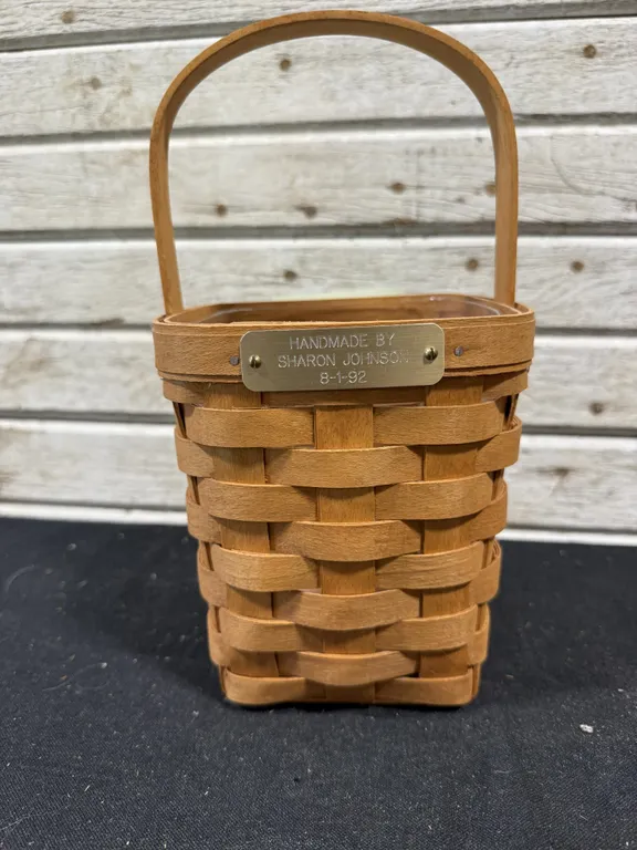 Longaberger Handwoven Small Square Basket