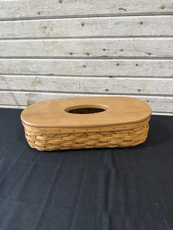 Longaberger Tissue Box Basket
