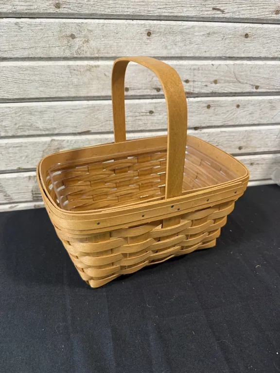 Longaberger Rectangular Woven Basket 2005