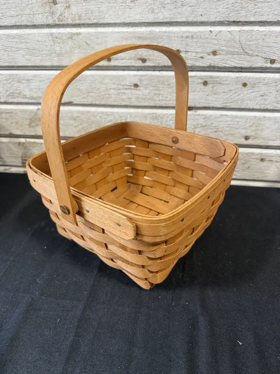 Longaberger Square Woven Basket, 1992
