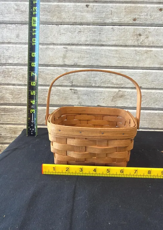 Longaberger Rectangular Woven Wood Basket
