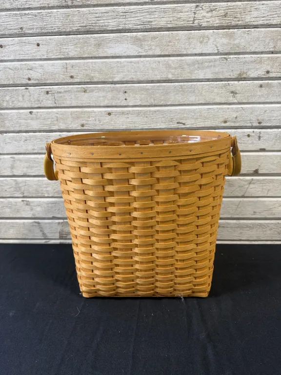 Longaberger Medium Oval Waste Basket, 2000
