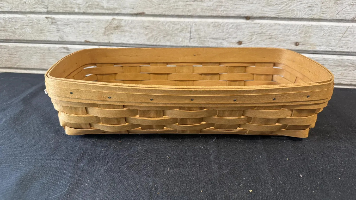 Longaberger Rectangular Basket 2001