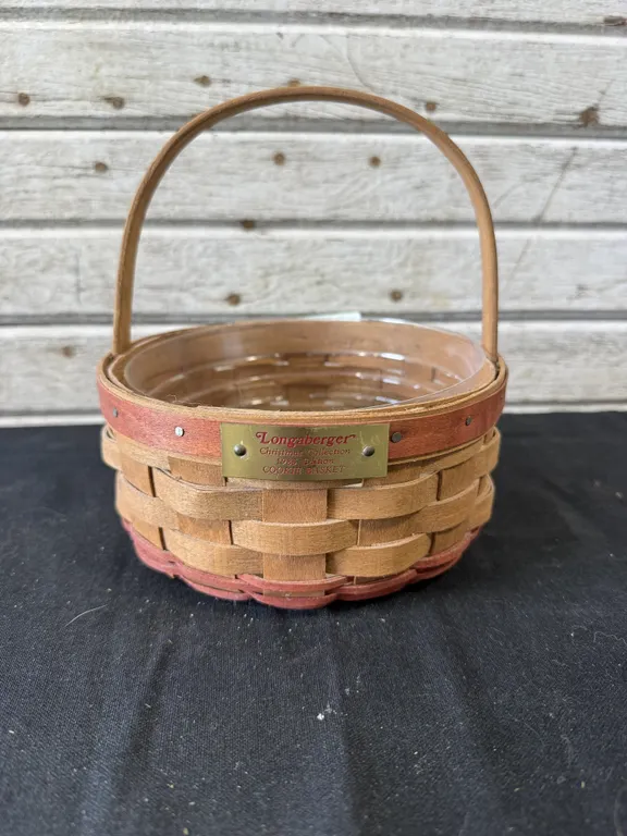 1985 Longaberger Christmas Cookie Basket