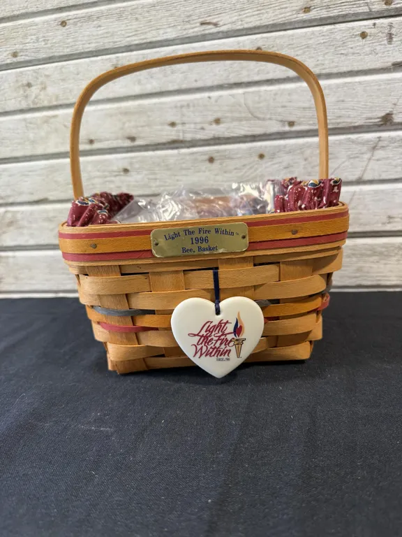 Vintage Longaberger Heartwood Maple Basket