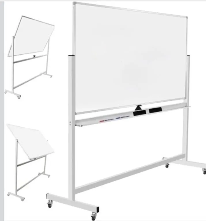 Large Mobile Double-sided Whiteboard In Box