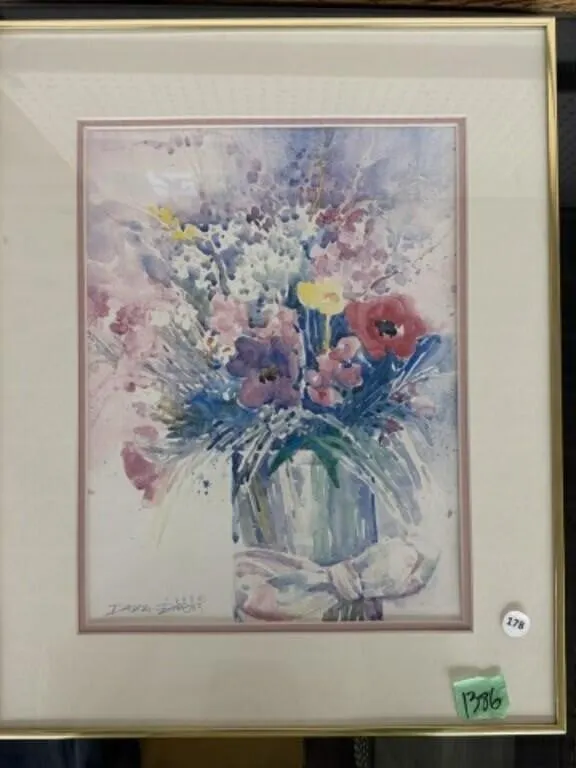 Framed Watercolour By Dawna Darton