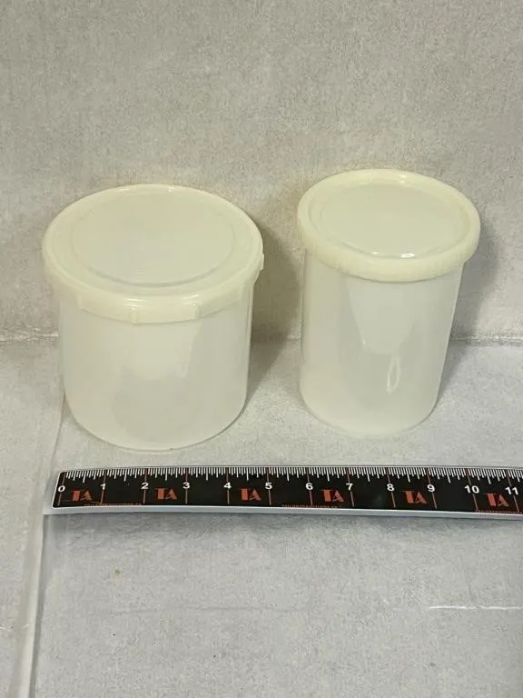 2 Freezer Storage Containers