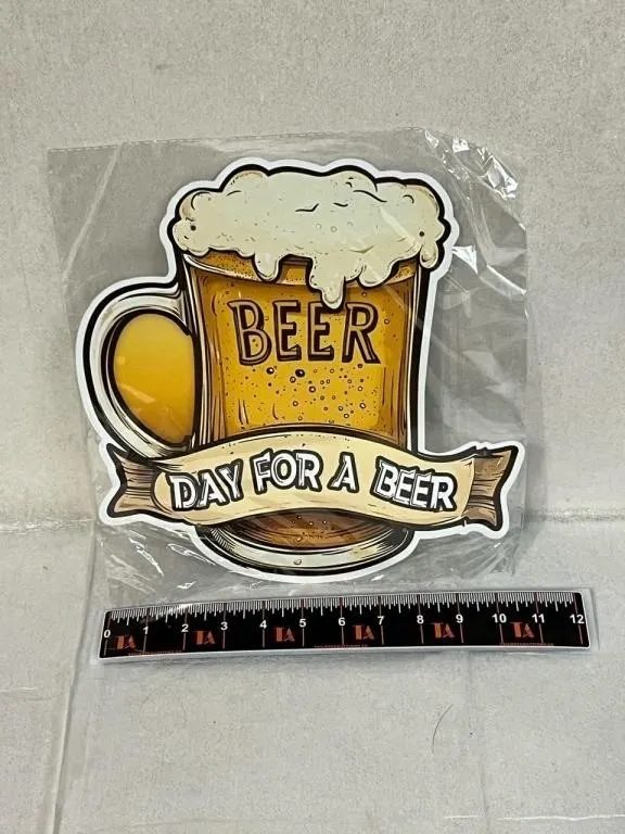 New Metal Beer Sign