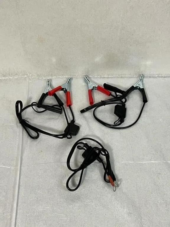 3 New Battery Charger Cables