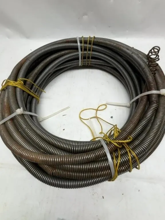 Coiled Metal Spring Drain Cable