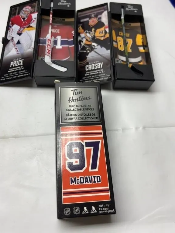 Tim Hortons NHL Collectable Sticks Price Crosby